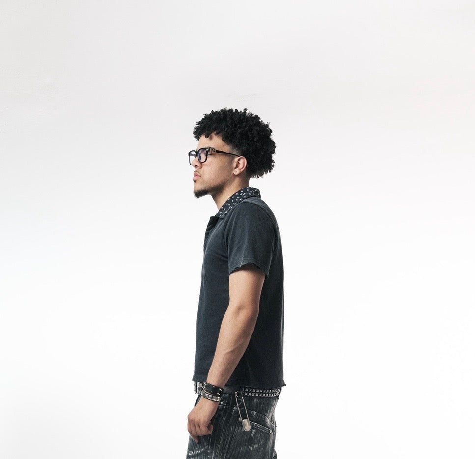 Sashiko Polo Black