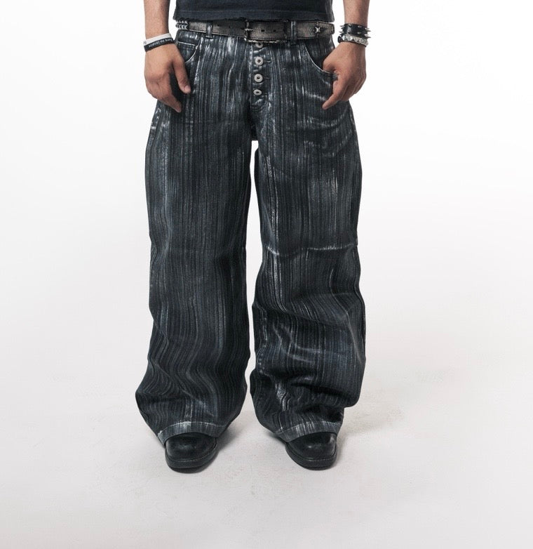 Waxed Denim Black