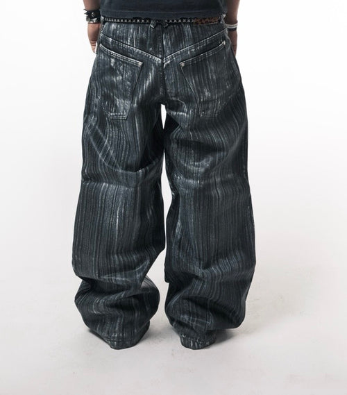 Waxed Denim Black