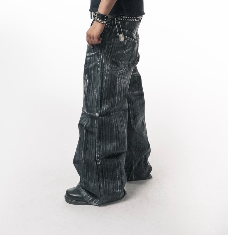 Waxed Denim Black